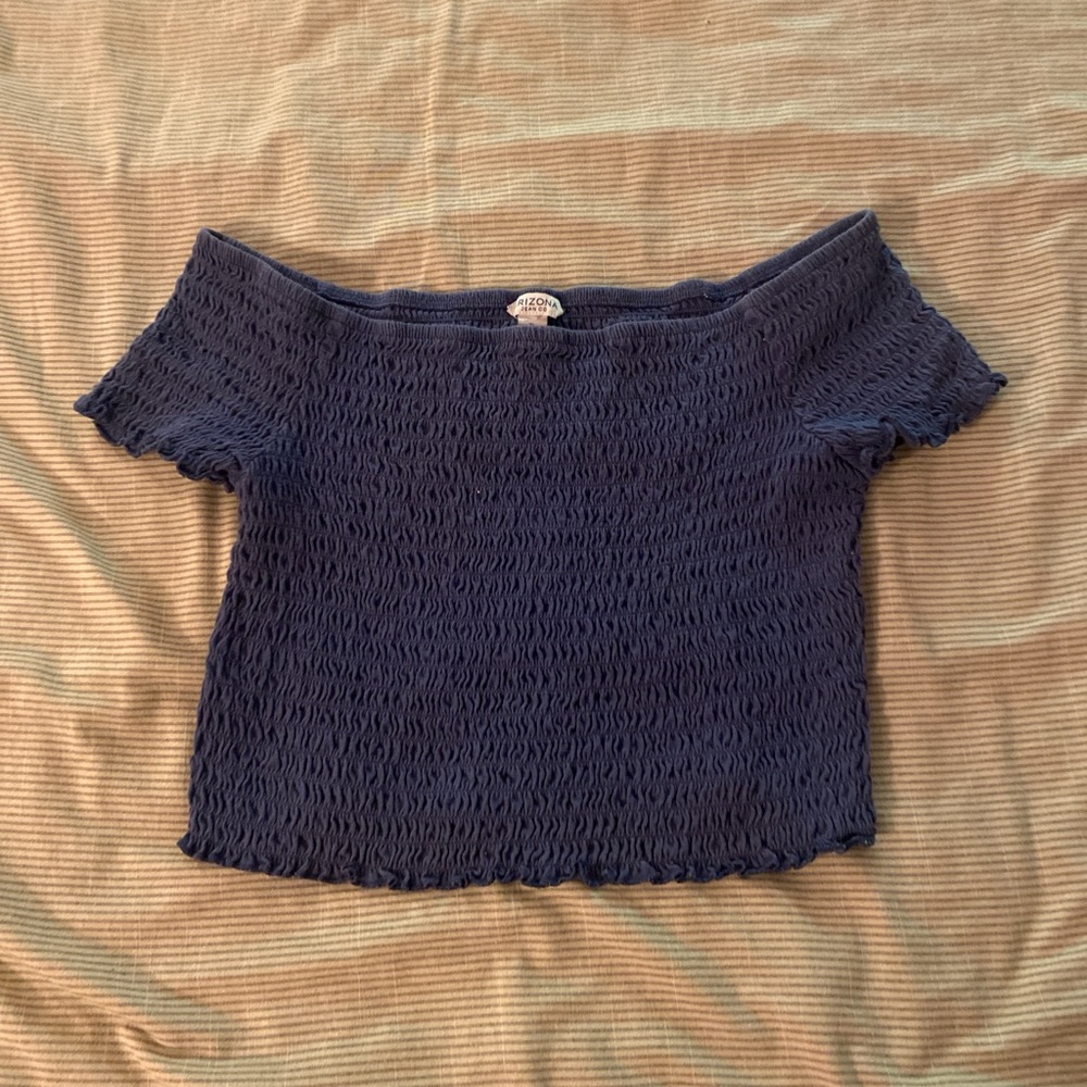 Arizona Jean Company Navy Blue Crop Top